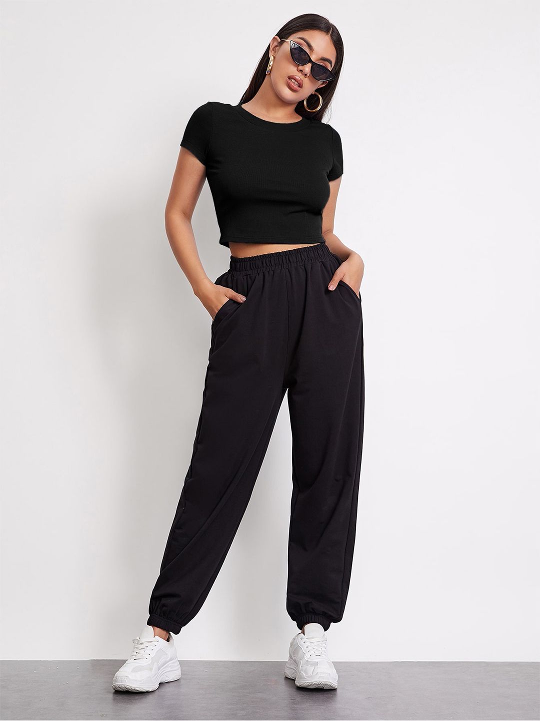 Classic Black Crop T-Shirt