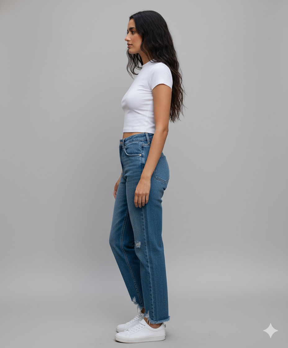 Classic White Crop Top