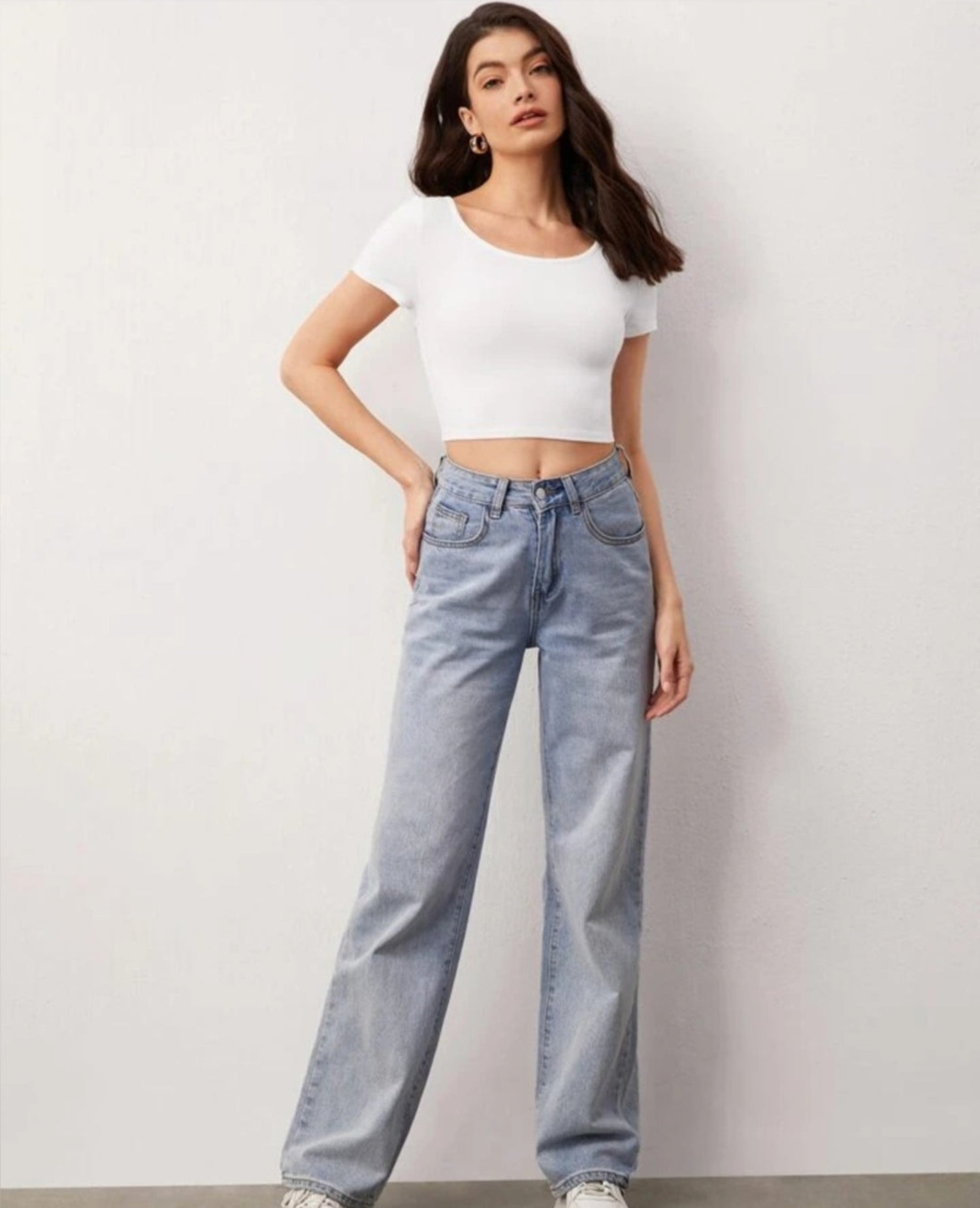 Classic White Crop Top