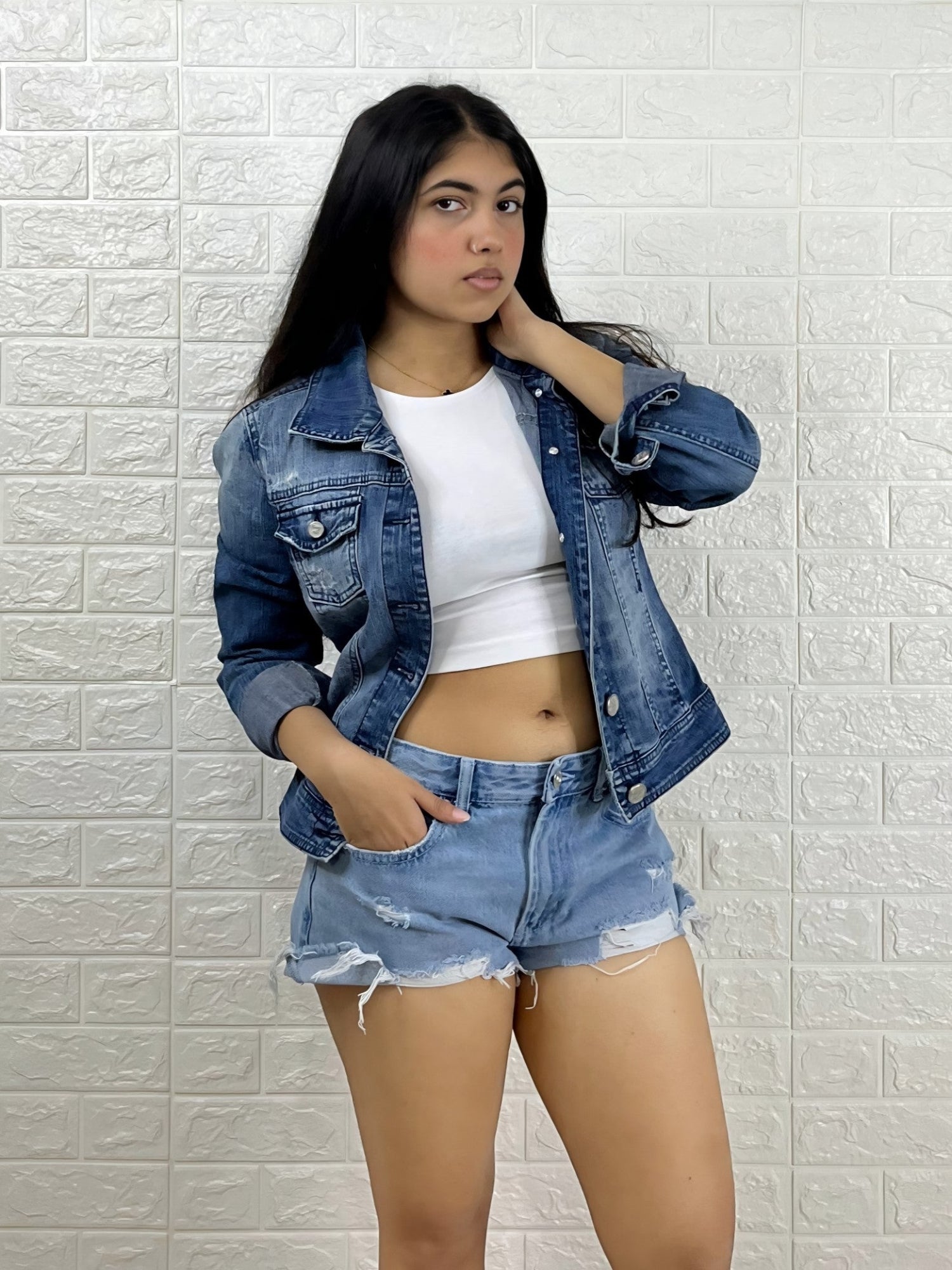 Fitted Denim Jacket