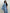 Blue Oversized Denim Jacket – "Where Is My Mind?" Print