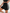 Black Athletic Shorts with White Side Stripes